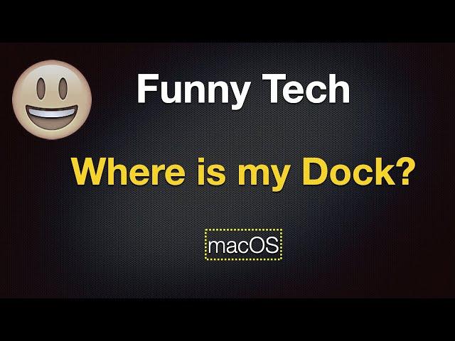 Funny Tech - Where Is My Dock?