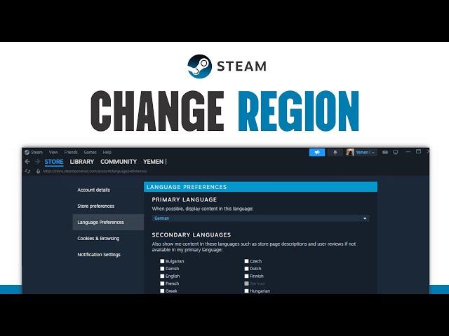 How To Change Region on Steam (2024)