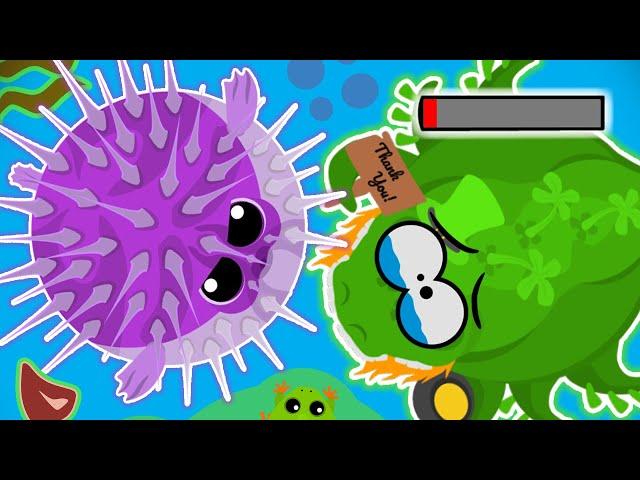 DEMON FISH TROLLS SEA MONSTER in MOPE.IO // OP DEMON PUFFER FISH TROLLING