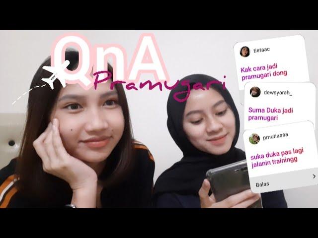 SUKA DUKA JADI PRAMUGARI?? | QnA PRAMUGARI | FLIGHT ATTENDANT QnA || Livia Shoba ( Part 1 )