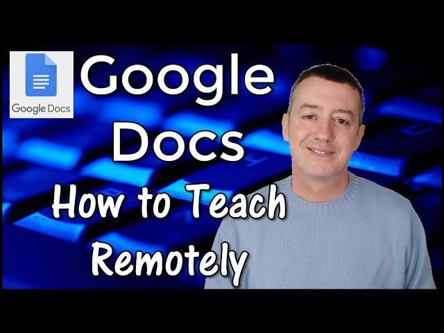 How to teach remotely with Google Docs. #googledocs #teachonline