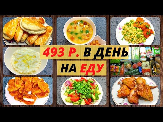 ВКУСНОЕ и СЫТНОЕ экономное меню за 986 р. на 2 дня на семью из 4 человек. Мои идеи экономного меню.