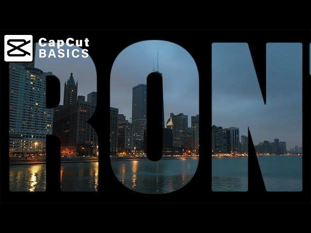 How to Create a Zoom Through Text Effect in CapCut