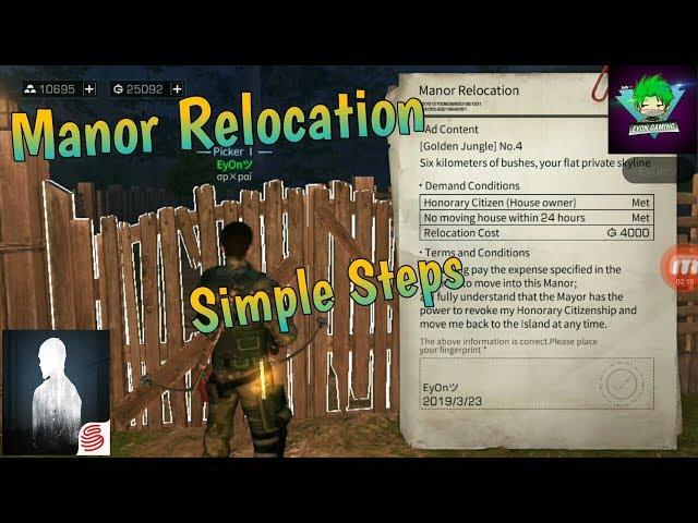 How to move Manor in Camp - LifeAfter