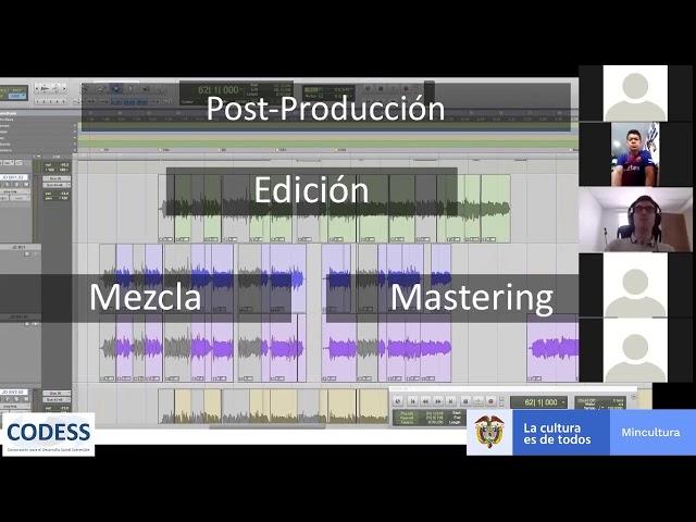 Taller 3.  Etapas de la Producción Musical.  Post-Producción