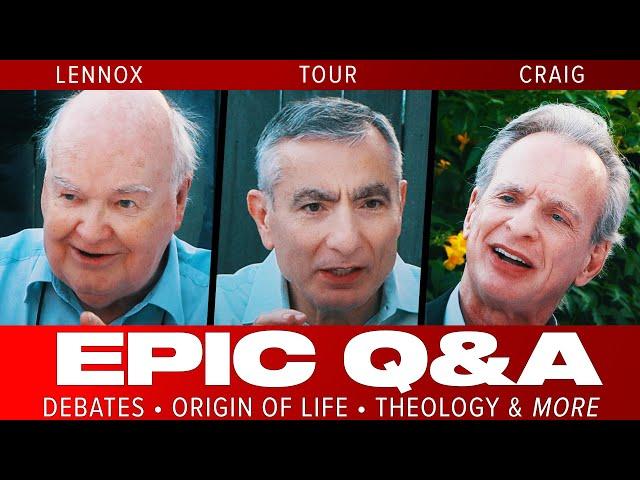 James Tour, William Lane Craig & John Lennox. Q&A on Theology, Origins of Life, Woke Culture & more