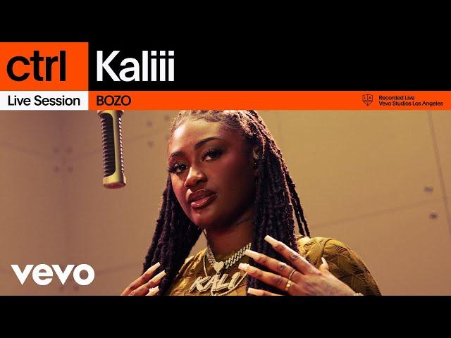 Kaliii - BOZO (Live Session) | Vevo ctrl