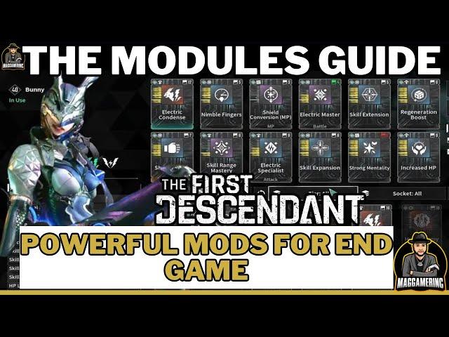 These will make you OP Descendant modules The First Descendant - Best how to guide