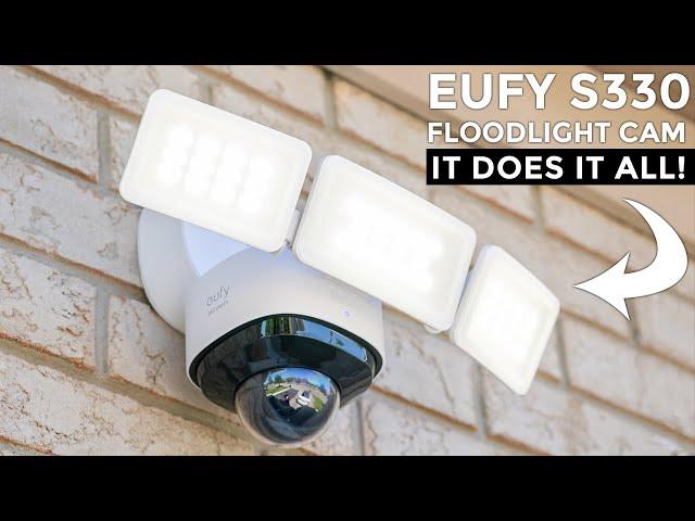 Eufy S330 Floodlight Cam - AI Detection | Auto Tracking | Pan & Tilt