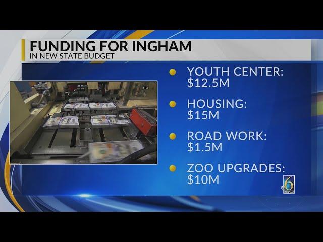 Funding for Ingham in new state budget