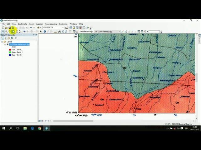 GEOREFERENCING RASTER IN ARCGIS