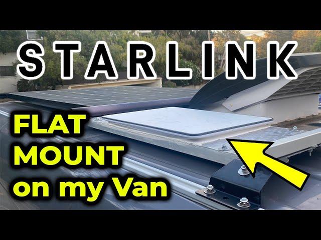 STARLINK Flat Mount on my Van