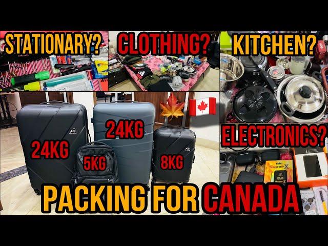 PACKING FOR CANADA IN DETAILS || IMPORTANT THINGS TO PACK FOR ABROAD || INTERNATIONAL STUDENT