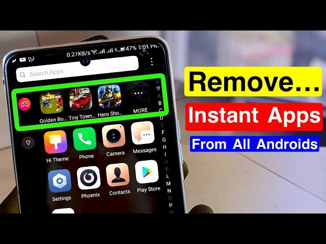 How to turn off instant apps on infinix phones | how to remove instant apps from tecno || YouGtech