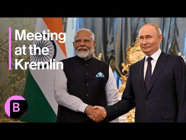 India's Modi, Russia's Putin Meet at Kremlin