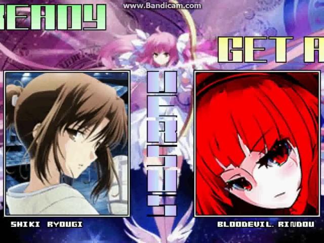 【MUGEN Battle】ryougi_exp VS BloodEvil.Rindou