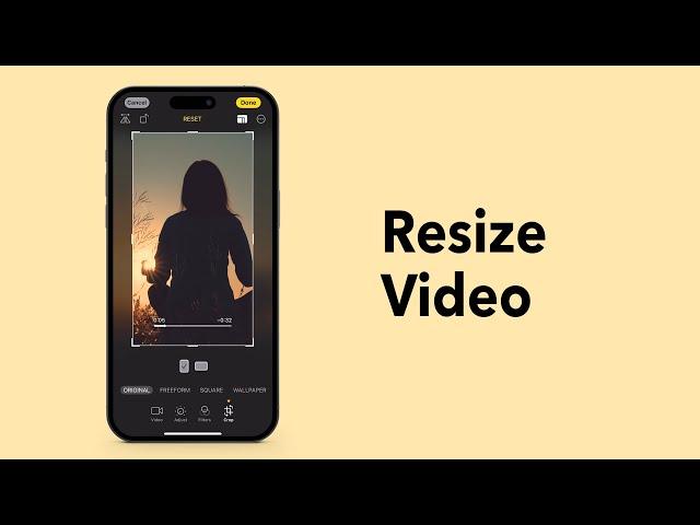 How to Change the Video Frame Size on your iPhone?