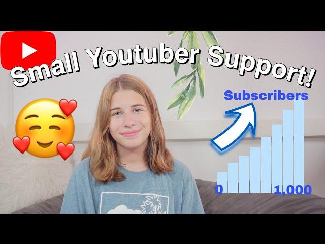 Small Youtuber Support! | Calling Small Youtubers | Watch This Video If You're A Small Youtuber