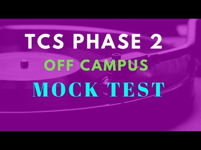 C Programming !! TCS NQT 2019 Phase -2 MOCk TEST SOLVED !!