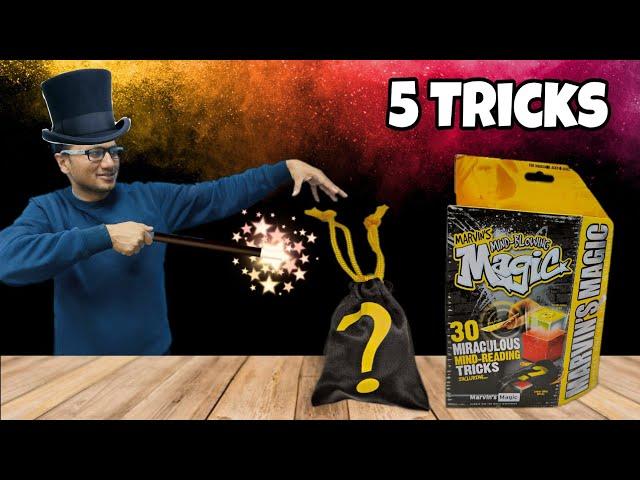 Amazing Magic Tricks - Marvin's Magic Kit - Unboxing and Fun Peephole View Toys