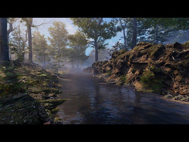 Photorealistic Speed Level Design - Forest River - Unity HDRP