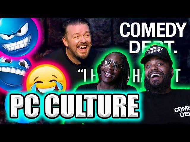 Ricky Gervais- On PC Culture- AMERICAN COUPLE REACTS