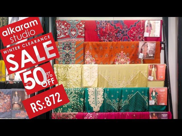 Alkaram 50% Off Sale| Alkaram Studio End Season Sale Upto 50% Off Rs: 878