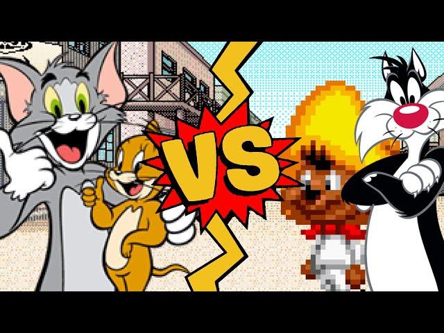 M.U.G.E.N Battles | Tom/Jerry vs Sylvester/Speedy Gonzales