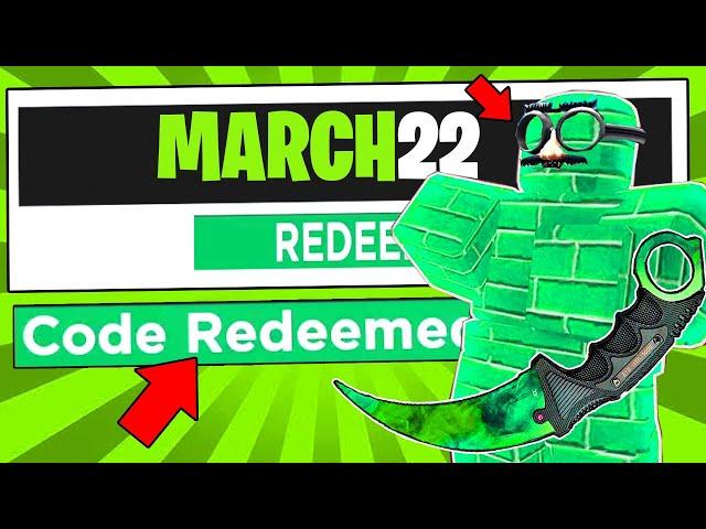 *NEW* ALL WORKING CODES FOR ARSENAL MARCH 2022! ROBLOX ARSENAL CODES