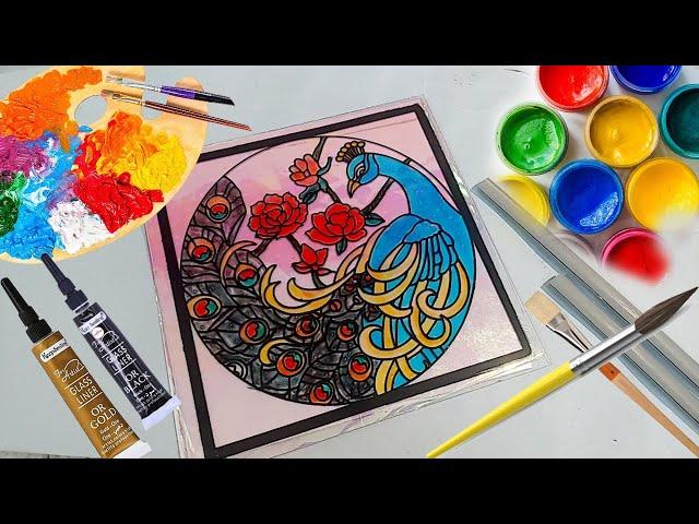 Glass Painting Kit Unboxing and Review | Easy Glass Painting Tutorial | Yummy Miniature Tharunikha