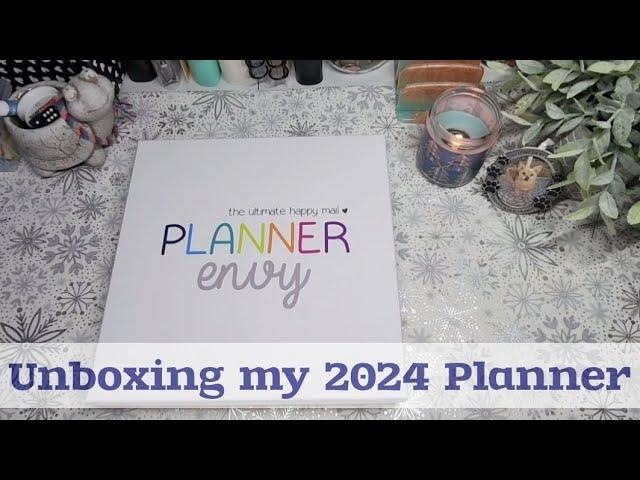 Unboxing my 2024 planner from @PlannerEnvy ▪︎ Happy Mail