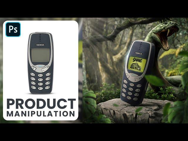 Product manipulation in Photoshop | NOKIA | Product Poster design in Photoshop | Photo manipulation