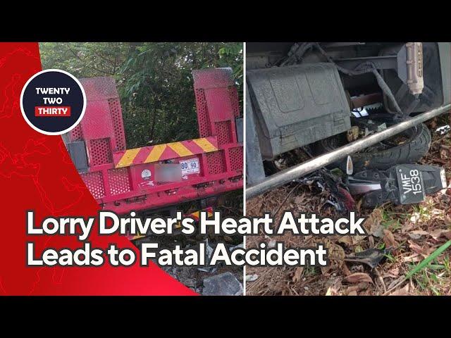 Crash in Selangor: Lorry Driver's Heart Attack Leads to Fatal Accident - Two Motorcyclists Dead