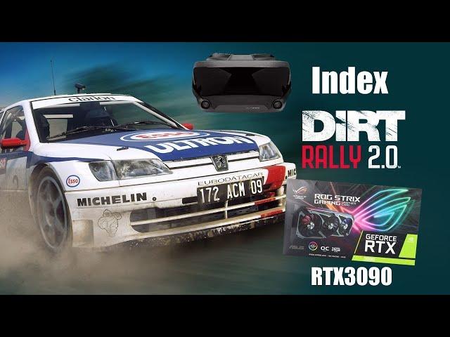 Dirt Rally 2.0 - VR (Valve Index + RTX3090) performance testing with KevyD77