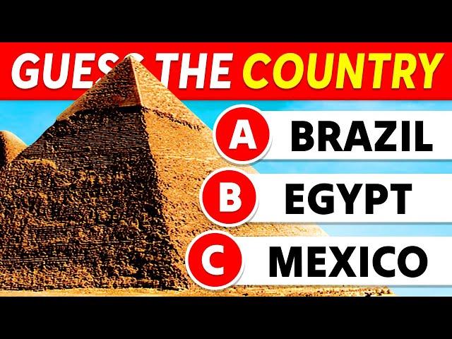 Guess the Country by its Monument | Famous Places Quiz ️