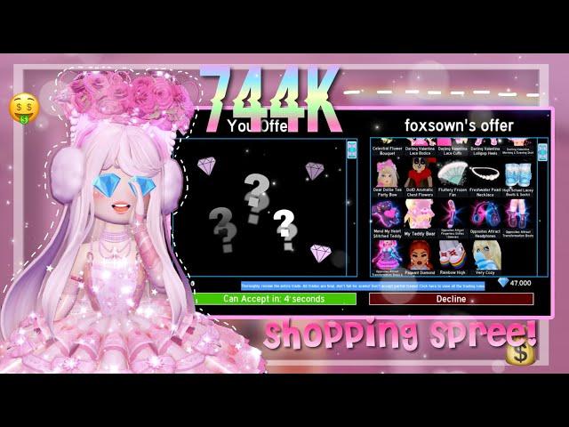 744k MEGA SHOPPING SPREE! (ROBLOX ROYALE HIGH)