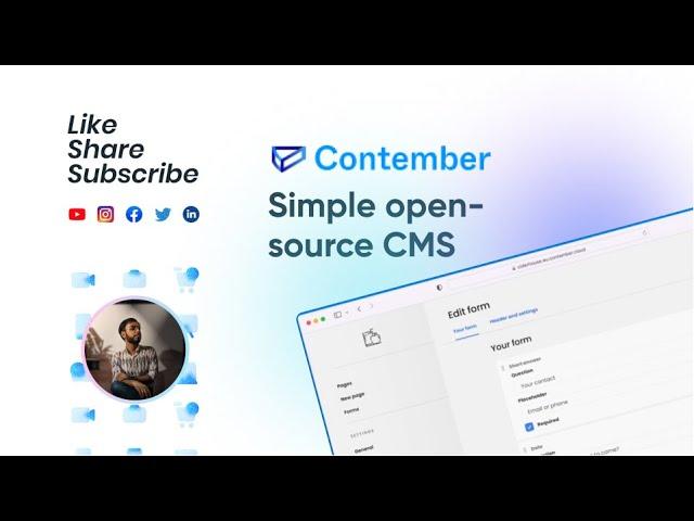 Simple open-source CMS | Contember