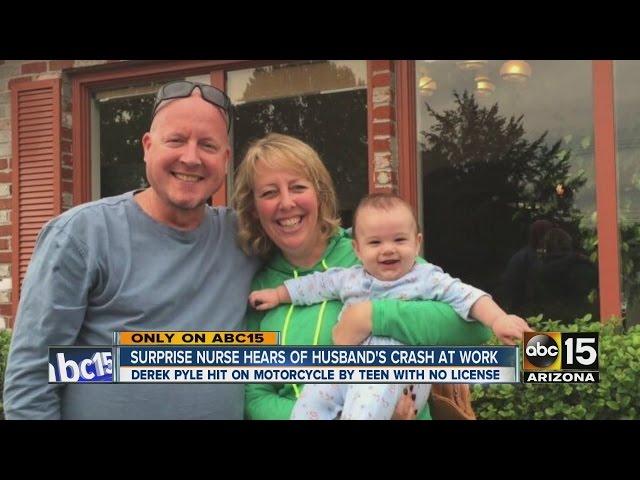 Nurse learns motorcyclist killed is her husband