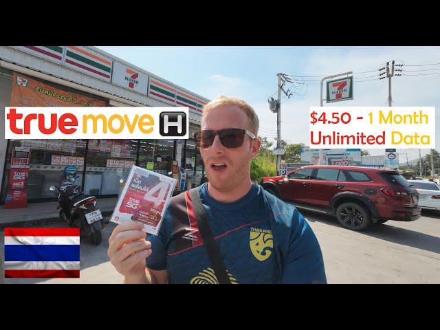 Mobile internet in Thailand. Buying Data Sim in Thailand 2023. 150 Baht for 1 month of Data!