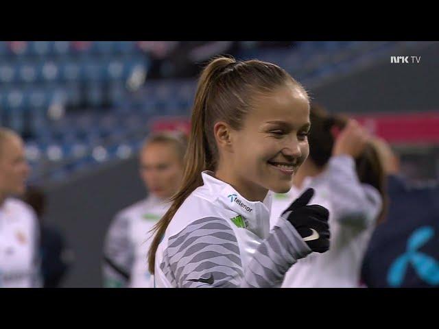 Women's World Cup qualification. Norway - Belgium (26/10/2021)