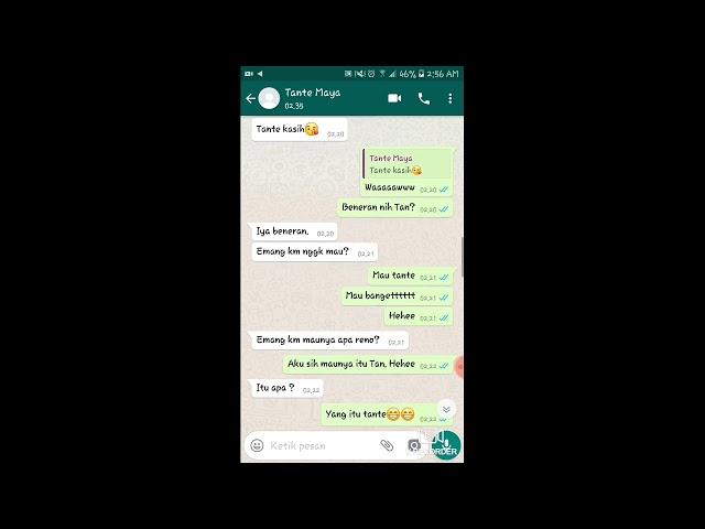 TANTE BOHAY ngajakin liburan ke DALEM KAMAR buat wik..wik..wik.. auuuughhh | CHAT NAKAL