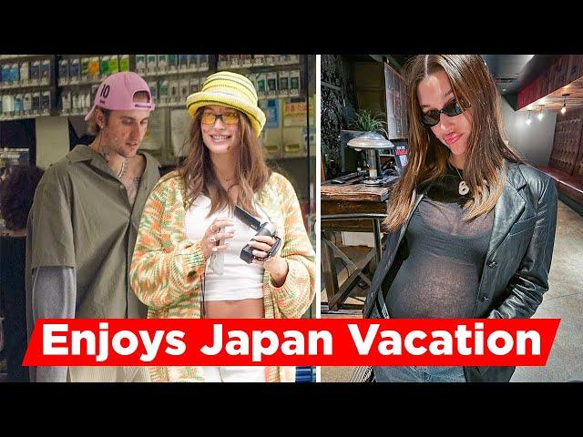 Pregnant Hailey Bieber Enjoys Japan Trip Vacation With Justin Bieber