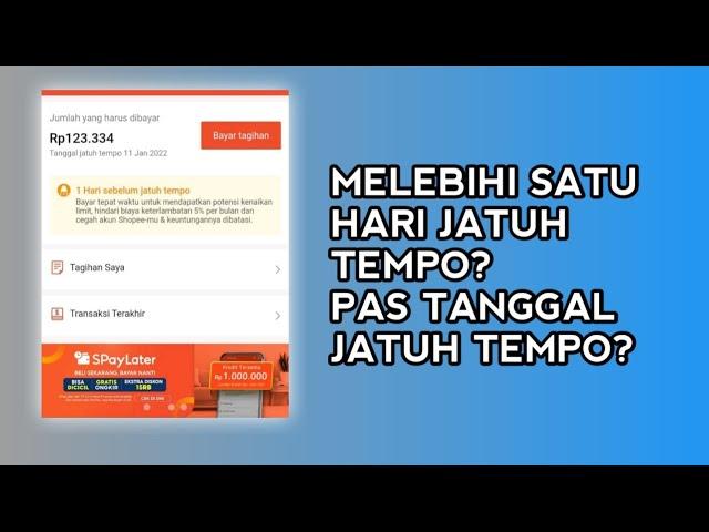 Melebihi Jatuh Tempo 1 Hari Di SPINJAM apakah Sudah Kena Denda?