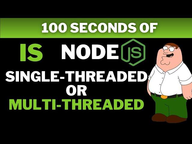 Is NodeJS Single threaded or Multi-threaded ?