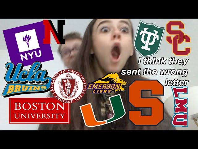 COLLEGE DECISION REACTIONS 2021 FROM AN AVERAGE STUDENT (USC, NYU, UCLA, Syracuse, Tulane, + more)