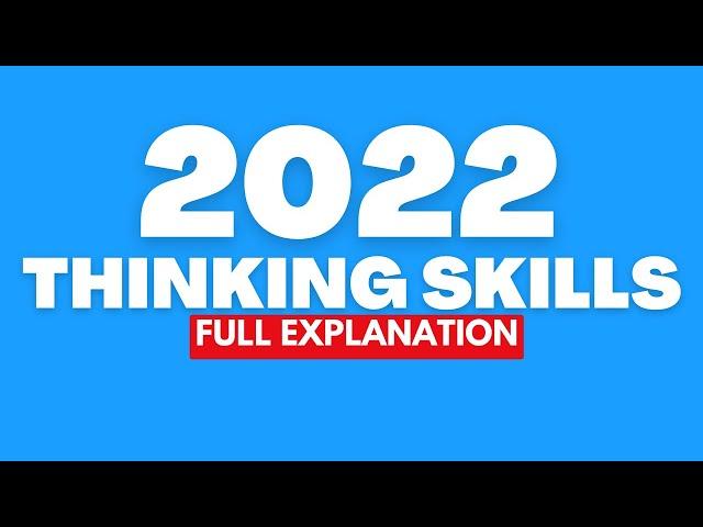 2022 Selective High School Placement Test (Thinking Skills Full Explanation)