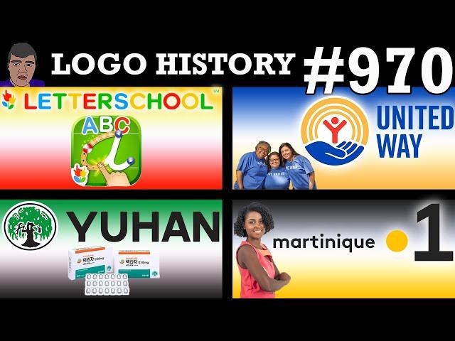 LOGO HISTORY #970 - Yuhan, LetterSchool, Martinique La 1ère & United Way of America