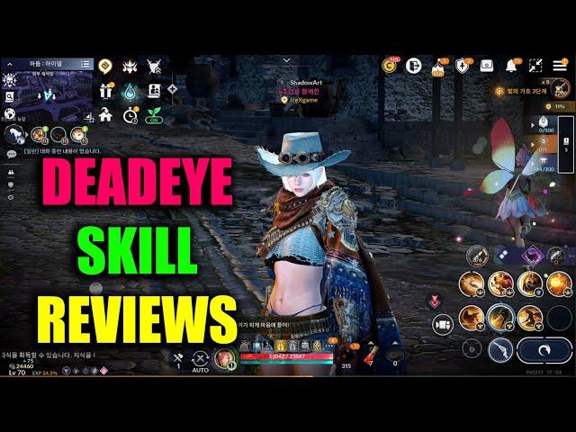 Black Desert Mobile DeadEye Skill Reviews