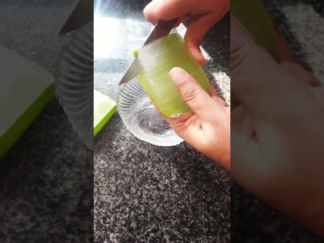 How to Make Jlovera Gel at Home | fresh alovera gel recipe #shorts #ytshorts #aloveragel