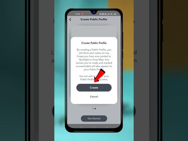 Snapchat Public Profile Kaise Banaye  Snapchat Public Profile Create #shorts